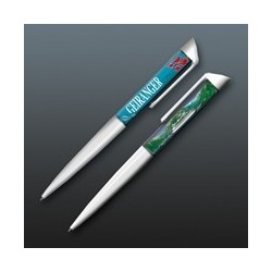 Stylo avec insert flottant dans un liquide