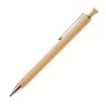 Stylo en bois et clip brillant