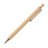 Stylo en bois et clip brillant