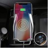 KONTAKUTO - Support Voiture Automatique avec Charge Sans Fil Rapide 15W