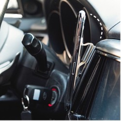 BO - Smartphone Stick, Support Bague Réglable Adhésif Antichute - Noir