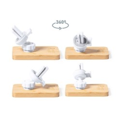 Support Chargeur en bambou