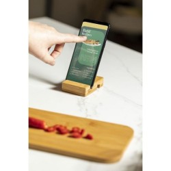 Support bambou double encoche