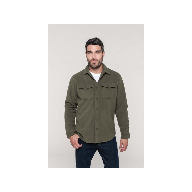 Surchemise polaire doublée sherpa