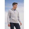 Sweat zippé unisexe stone