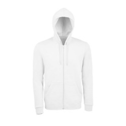 Sweat zippé unisexe stone