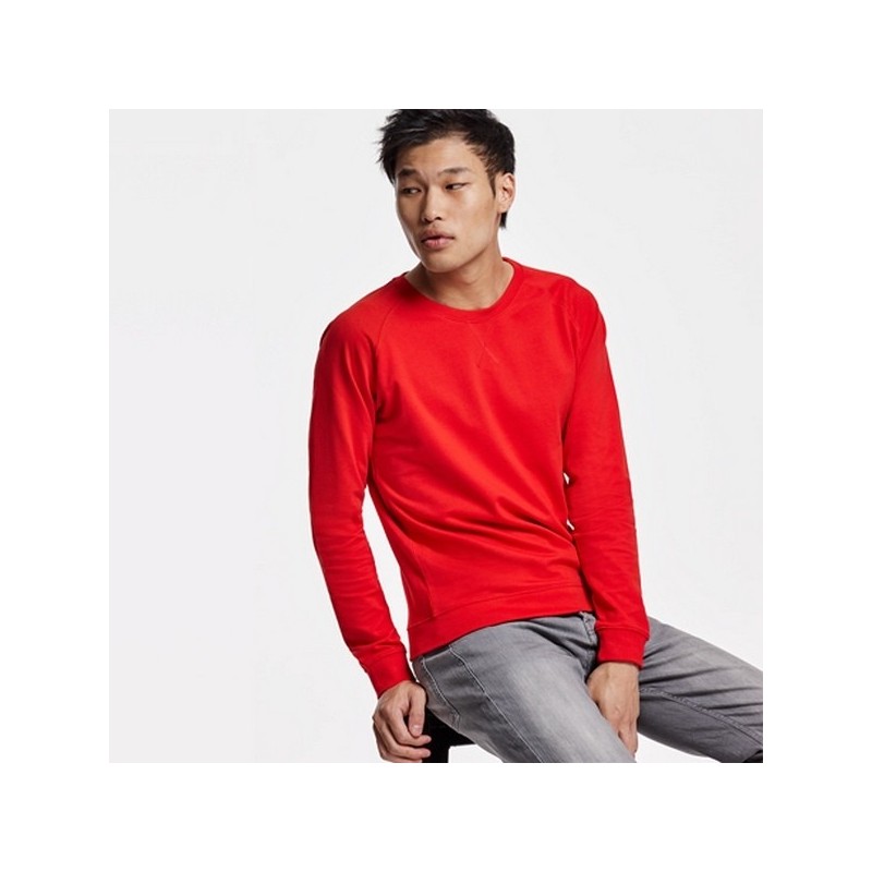 ANNAPURNA - Sweat en coton manches longues raglan