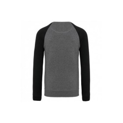 Sweat-shirt bio bicolore