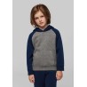 Sweat-shirt capuche bicolore enfant - Proact