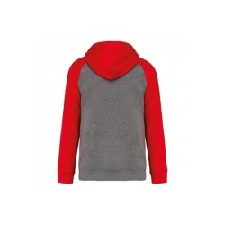 Sweat-shirt capuche bicolore enfant - Proact
