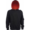 Sweat-Shirt Capuche Contrastée Enfant Kariban