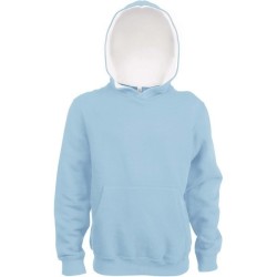 Sweat-Shirt Capuche Contrastée Enfant Kariban