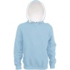 Sweat-Shirt Capuche Contrastée Enfant Kariban