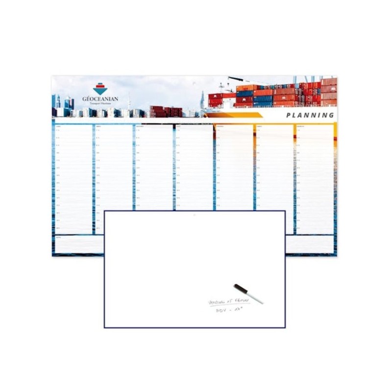 Tableau effaçable recto verso medium