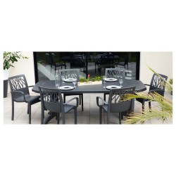 Table de jardin 165cm