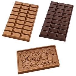 Tablette de chocolat au lait 100g en étui carton