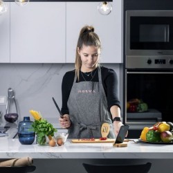 Tablier en coton recyclé
