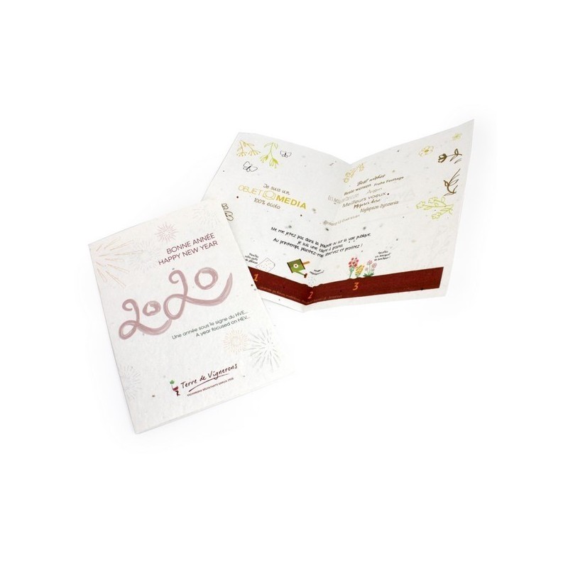 Carte de visite à planter