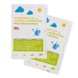 Carte de visite à planter