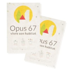 Carte de visite à planter