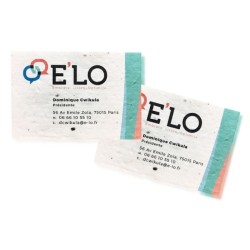 Carte de visite à planter