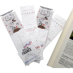 Marque-page graines