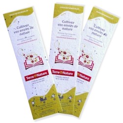 Marque-page graines