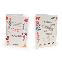 Carte à planter biodégradable