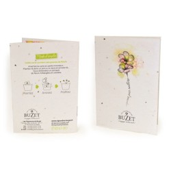 Carte à planter biodégradable