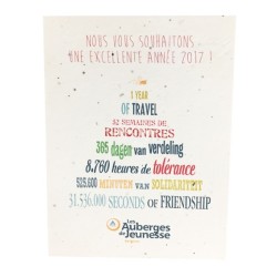 Carte à planter biodégradable