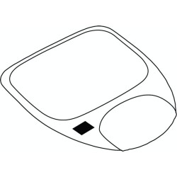 Tapis de souris ergonomique