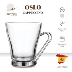 Tasse en verre 22 cl avec armature