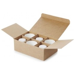 Gobelet froissé espresso blanc