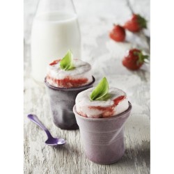 Gobelet froissé espresso couleur REVOL