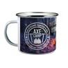 Mug / quart en métal émaillé avec impression photo 300 ml