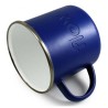 Mug émaillé avec marquage en creux