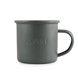 Mug émaillé avec marquage en creux