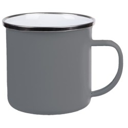 Tasse métal en émail