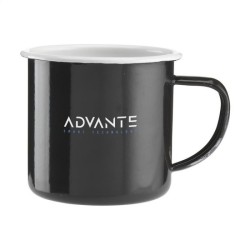 Mug émaillé rétro en métal 350 ml