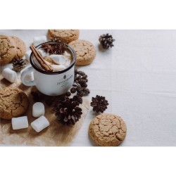 Mug émaillé rétro en métal 350 ml