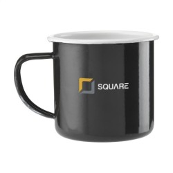 Mug émaillé rétro en métal 350 ml