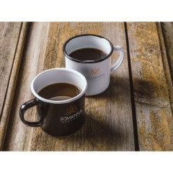 Mug émaillé rétro en métal 350 ml