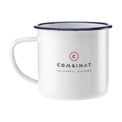 Mug émaillé rétro en métal 350 ml