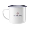 Mug émaillé rétro en métal 350 ml