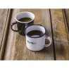 Mug émaillé rétro en métal 350 ml