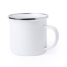 Tasse métal émaillée retro 380 ml