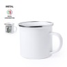 Tasse métal émaillée retro 380 ml
