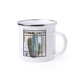 Tasse métal émaillée retro 380 ml