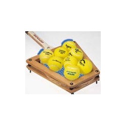 Balle de tennis en couleur