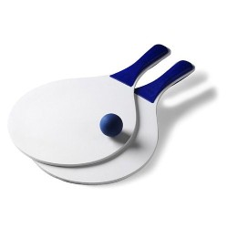 Set de 2 raquettes de plage avec balle